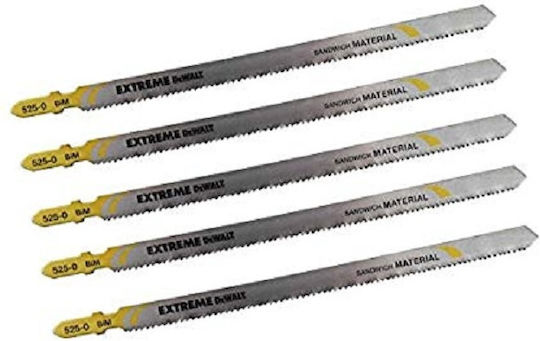 DEWALT Extreme Λάμες Sandwich Material για Μέταλλο 132mm 5τμχ