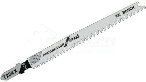 Bosch T234X Jig Saw Blade for Wood 91mm 5pcs 2608633528