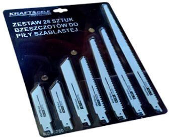 Kraft & Dele KD10780 Lamele Ferăstrău electric pentru metal si lemn 28buc