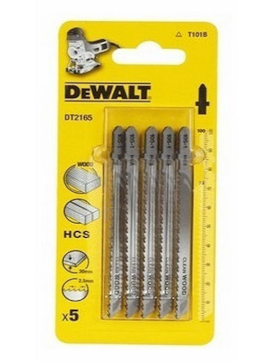 DEWALT DT2165 Lamele HSC pentru lemn 100mm 5buc
