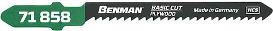 Benman 71858 Blade for Wood 76mm 5pcs