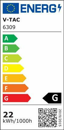 V-TAC LED Bulb 22W Fluorescent Type 150εκ. for Socket G13 and Shape T8 Natural White 1900lm