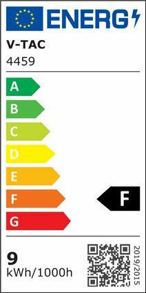 V-TAC VT-2016 LED Bulb 9W 112mm for Socket E27 and Shape A60 Warm White 806lm with Photocell