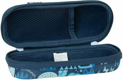 Milan Hey Boy Blue Pencil Case with 1 Compartment Blue