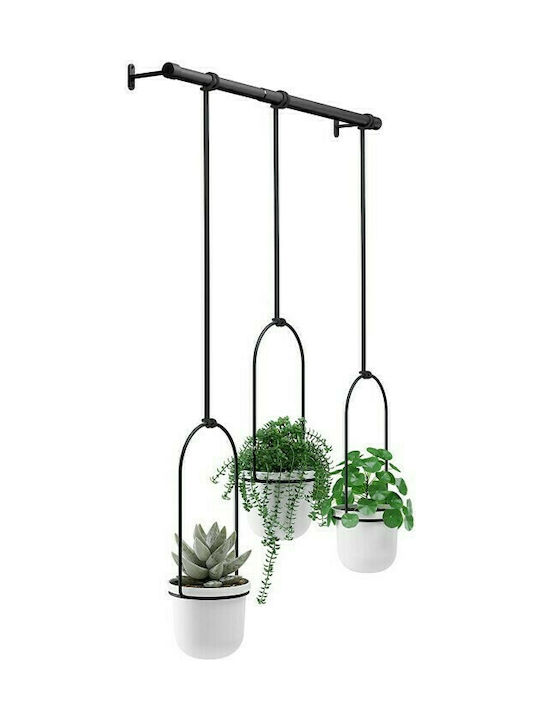 Umbra Triflora Κρεμαστό Κασπώ Μεταλλικό Λευκό 63x63x106.7εκ. Κρεμαστά
