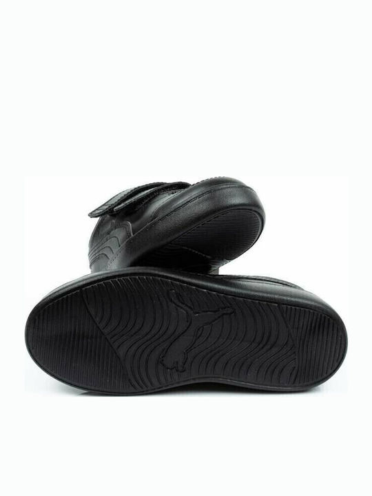 Courtflex Kids Sneakers with Scratch Black