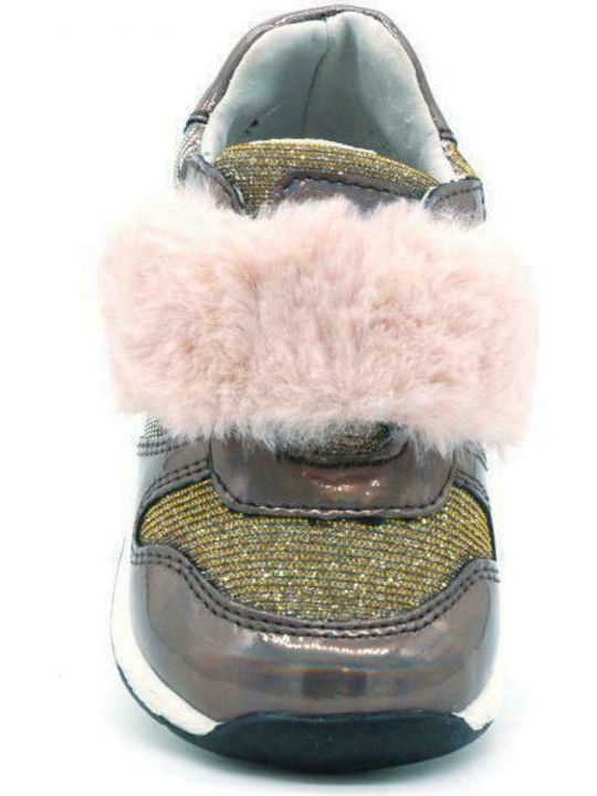Sneakers E69S115 Παιδικά Sneakers με Σκρατς Χρυσά