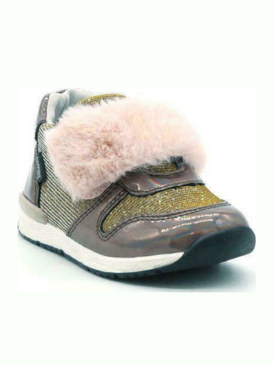 Sneakers E69S115 Παιδικά Sneakers με Σκρατς Χρυσά
