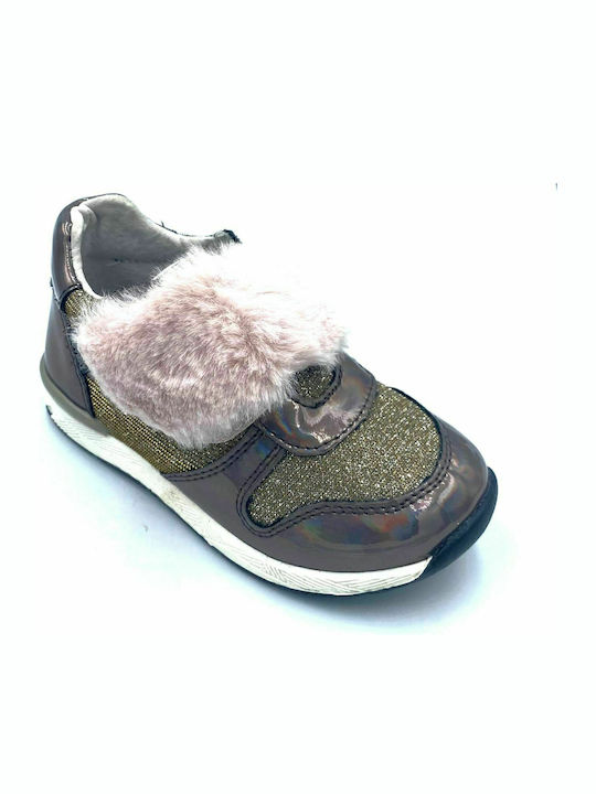 Sneakers E69S115 Παιδικά Sneakers με Σκρατς Χρυσά