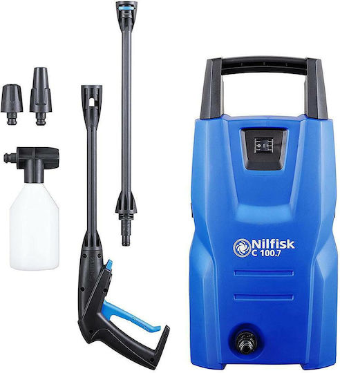 Nilfisk C 100.7-5 Pressure Washer Electric 1300W with Pressure 100bar and Metal Pump