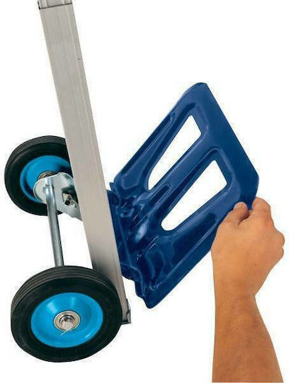 Einhell Καρότσι Μεταφοράς BT-HT 90 Πτυσσόμενο για Φορτίο Βάρους έως 90kg σε Ασημί Χρώμα
