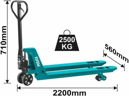 Total Palettenwagen for Load Weight up to 2.5t in Grün Color