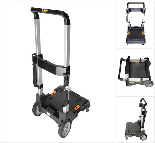 Dewalt Transport Trolley Foldable for Weight Load up to 100kg Black