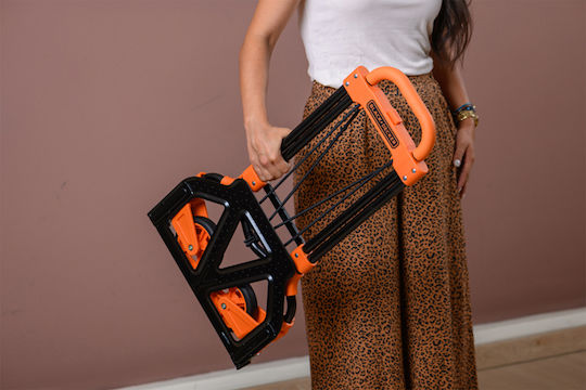 Black & Decker Transport Trolley Foldable for Weight Load up to 90kg Orange