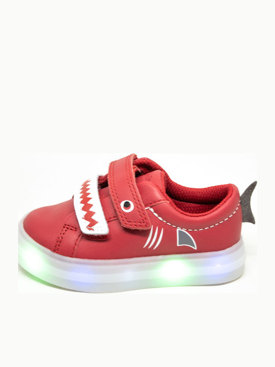 Flare Scale Lo Kids Sneakers Anatomic with Scratch Red