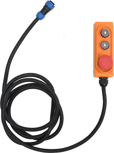 vidaXL Electric Hoist for Weight Load up to 500kg Red