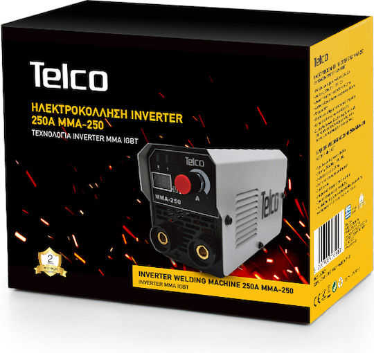 Telco Welding Welding Machine Inverter MMA with Maximum Welding Current 250A and Duty Cycle 100%