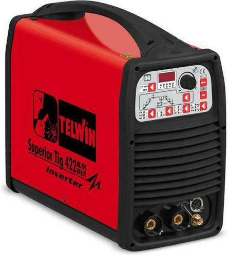 Telwin Superior TIG 422 AC/DC Welding Machine Inverter TIG / MMA with Maximum Welding Current 350A and Duty Cycle 35%