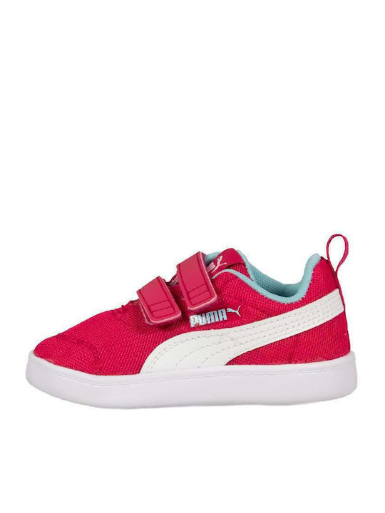 Courtflex Mesh Παιδικά Sneakers με Σκρατς Φούξια