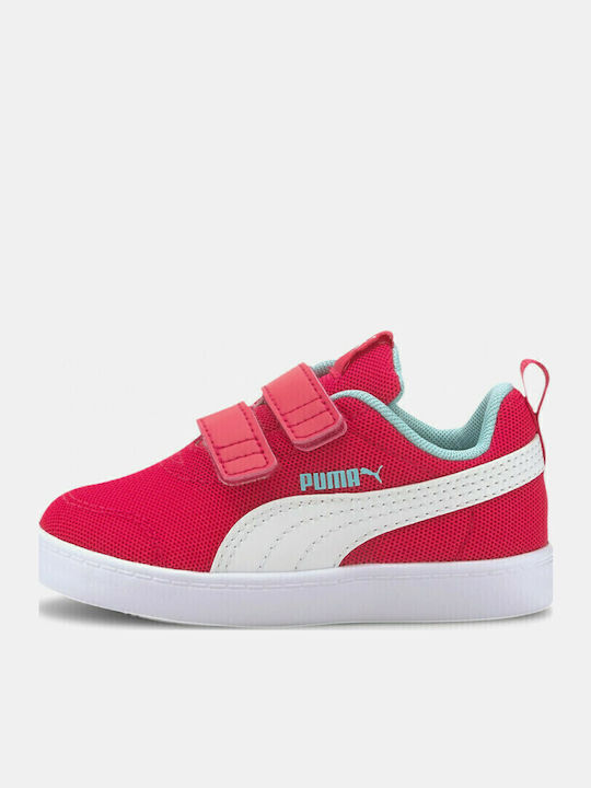 Courtflex Mesh Παιδικά Sneakers με Σκρατς Φούξια