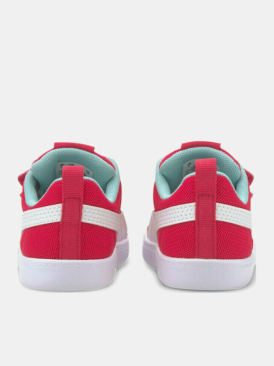 Courtflex Mesh Παιδικά Sneakers με Σκρατς Φούξια