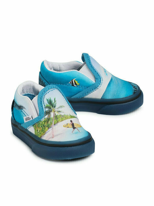 Classic Slip On Παιδικά Sneakers Slip-on Γαλάζια