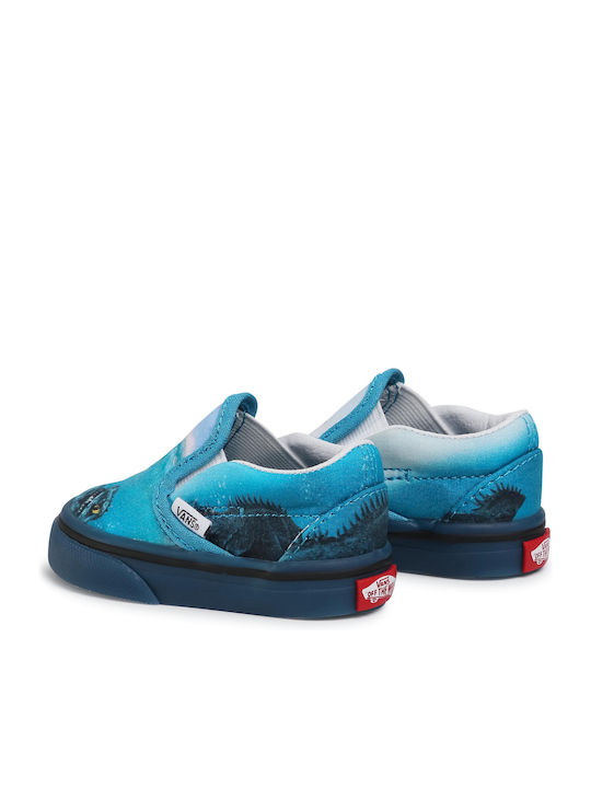 Classic Slip On Παιδικά Sneakers Slip-on Γαλάζια