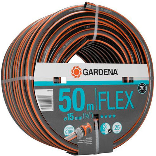 Gardena Comfort Flex Гумен Маркуч За Поливане Подредба 5/8" 50м