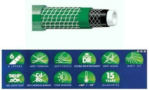 TecnoTubi Picena Hose Watering Cosmos Anti-Torsion 1/2" 15m