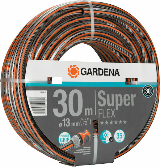Gardena Superflex Premium Garden Hose Pipe Set 1/2 30m