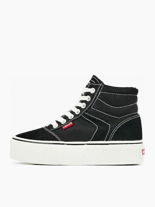 Philadelphia Kinder Sneakers Hoch Schwarz