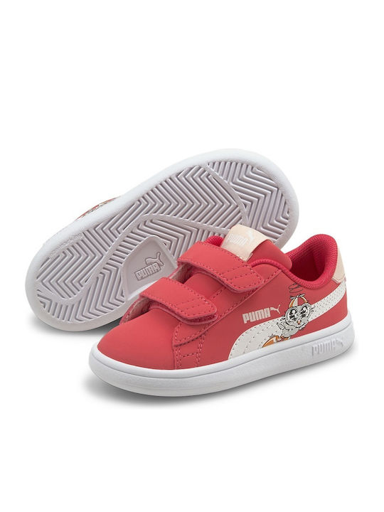 Smash V2 Παιδικά Sneakers με Σκρατς Ροζ