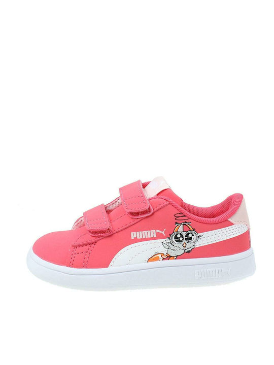Smash V2 Παιδικά Sneakers με Σκρατς Ροζ