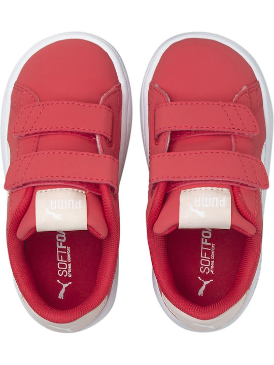 Smash V2 Παιδικά Sneakers με Σκρατς Ροζ