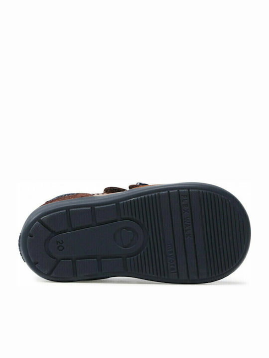 My First Steps Kids Sneakers with Scratch Navy Blue