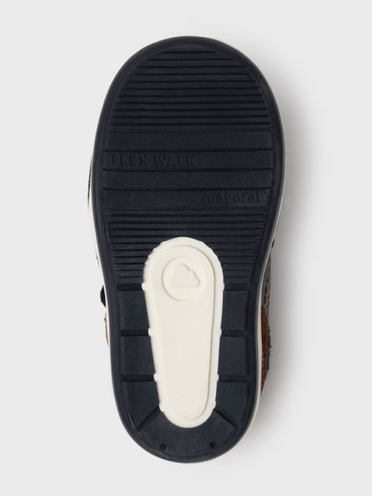 My First Steps Kids Sneakers with Scratch Navy Blue