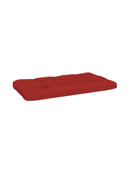 Zweisitziges Sofa Außenbereich aus Paletten mit Kissen 110x65x55cm