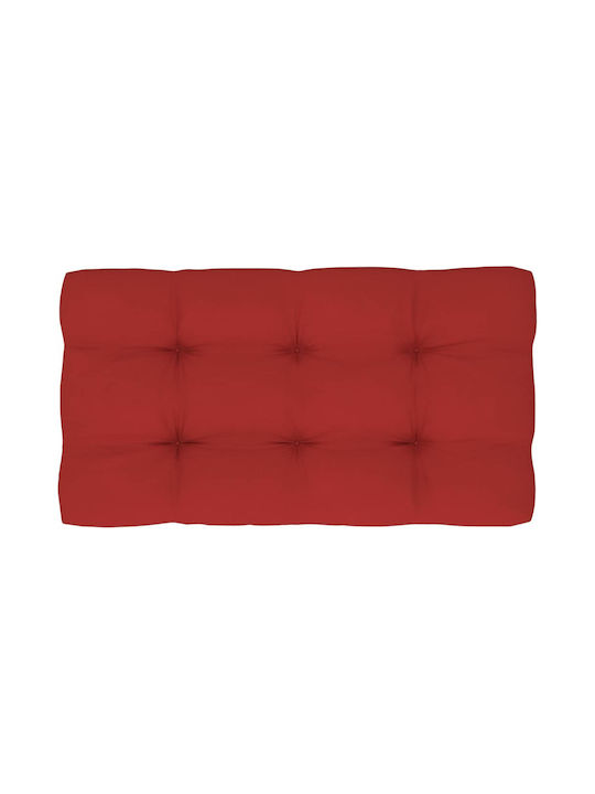 Zweisitziges Sofa Außenbereich aus Paletten mit Kissen 110x65x55cm