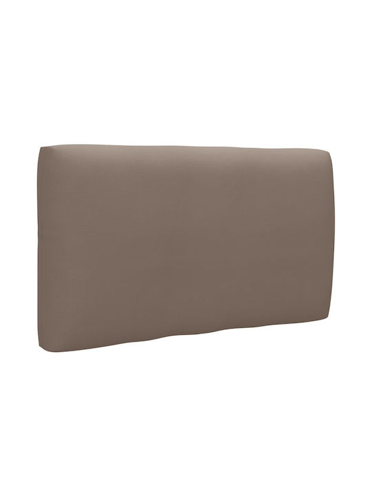 Zweisitziges Sofa Outdoor from Pallets with Pillows Braun 110x65.5x55cm