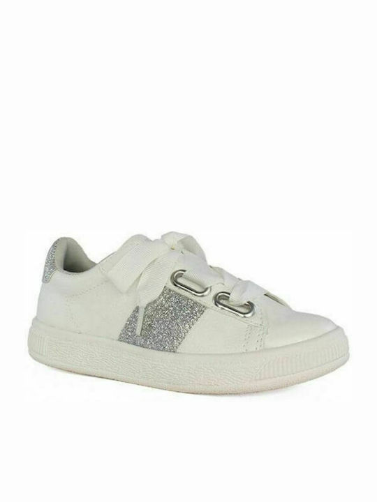 Xti Kids Sneakers με Κορδέλα White