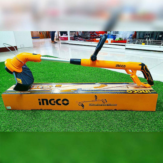 Ingco Χορτοκοπτικό Ώμου / Χειρός Μπαταρίας 20V 3kg με 1 Μπαταρία 2Ah