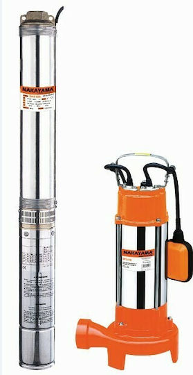 Nakayama SP6100 Еднофазна Помпа Сондажи 1к.с 015918