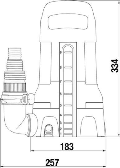 Gardena 17000 Aquasensor Monofazică Pompă Ei bine, 1hp 09036-20