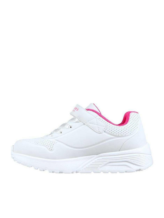 Uno Lite Παιδικά Sneakers με Σκρατς Λευκά