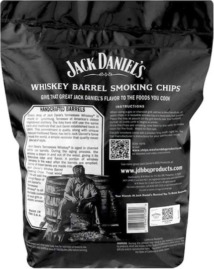 Jack Daniel's Whisky BBQ Smoking Chips 790gr 1pcs