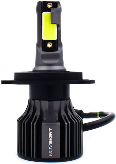 NovSight Lamps Car N39 H4 LED 6000K Cold White 12V 72W 2pcs