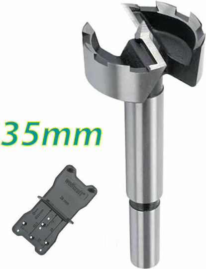 Wolfcraft Hinge Drill Set for Wood \ Plastic 90mm x 10mm with Guide 2pcs