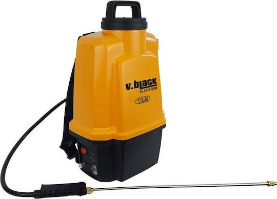 Volpi V Black E-Pro 16 Rückenspritze Batterie mit Gewicht 16lt 5bar in Schwarzem Farbe