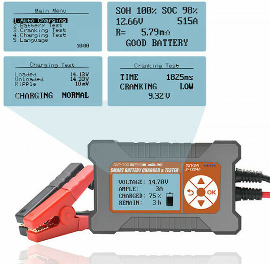 CAT-200 Car Battery Charger 12V