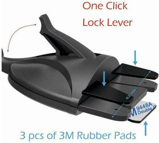 Swissten S-GRIP T1-CD1 Car Mobile & Tablet Mount with Adjustable Hooks Black